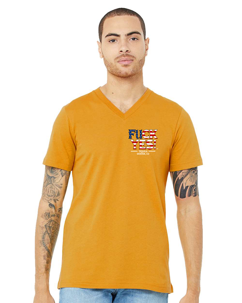 Men's / Unisex Jersey V-Neck Tee