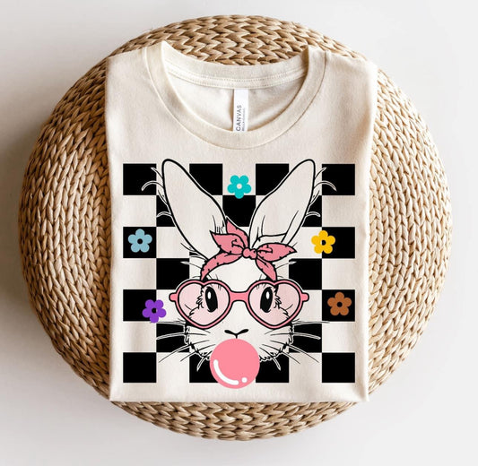 Easter Bunny with Bandana and Glasses
