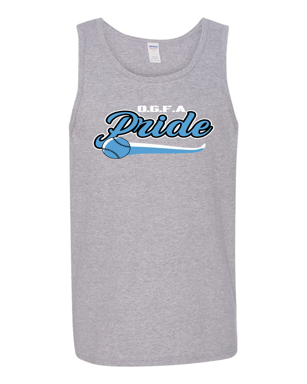 Pride logo with personalized Name (Adult & Youth Tanks)