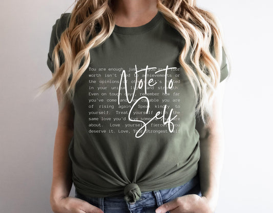Note to self