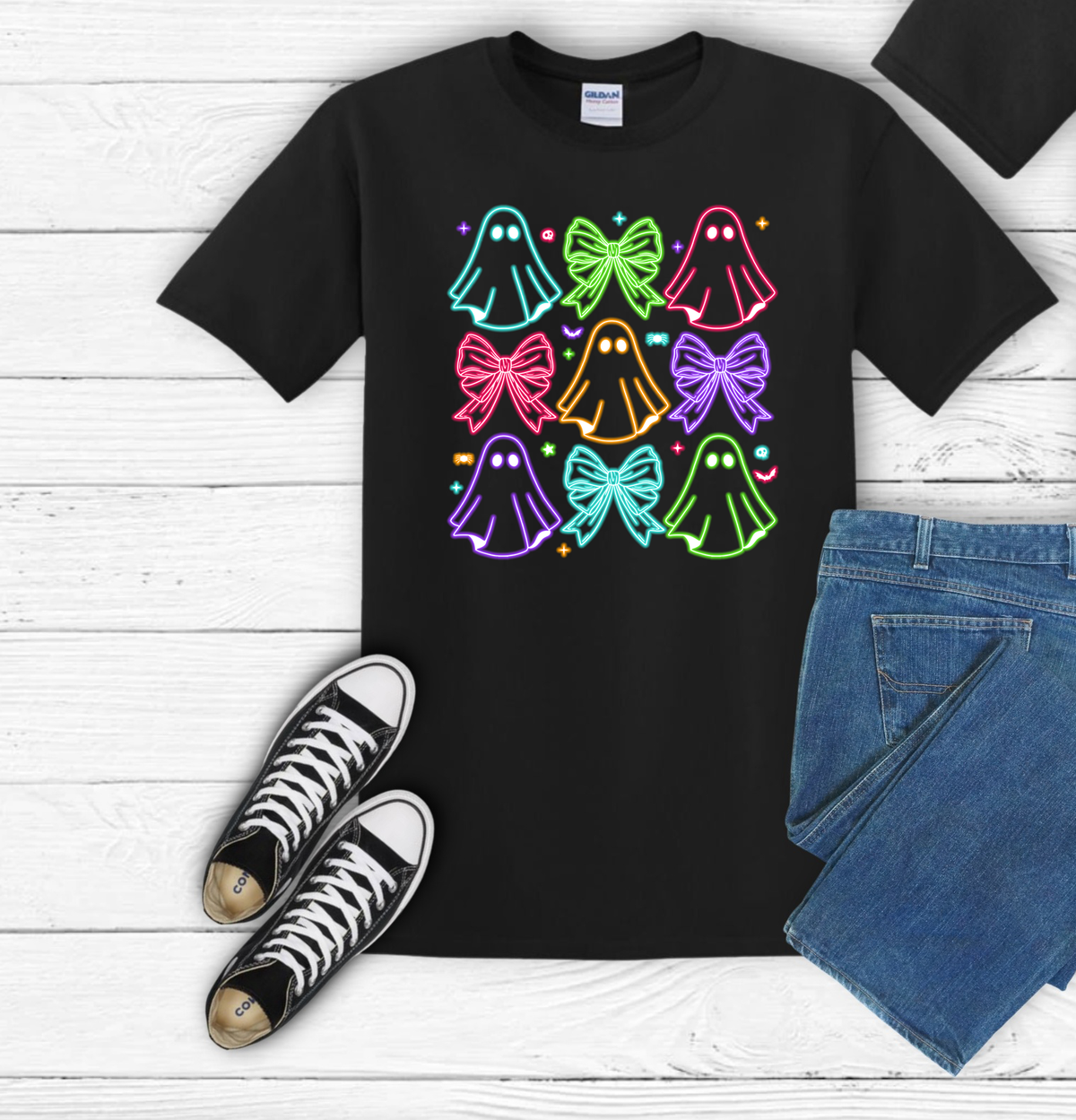 Ghost & Bows (Youth & Toddler Sizes)