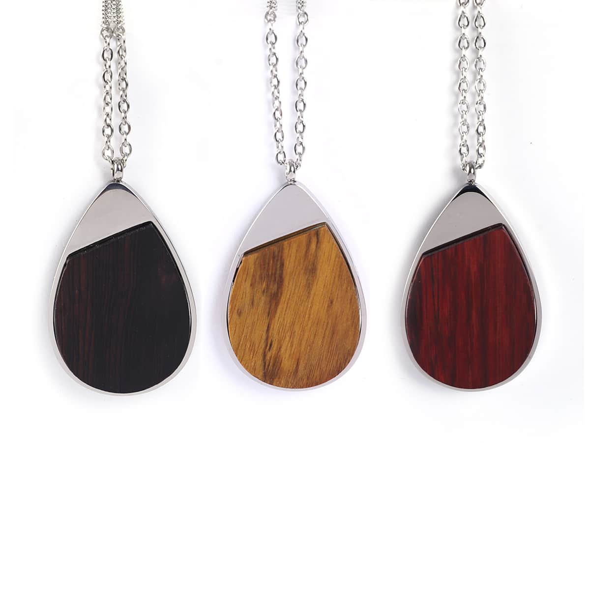 Wood Pendant Necklace