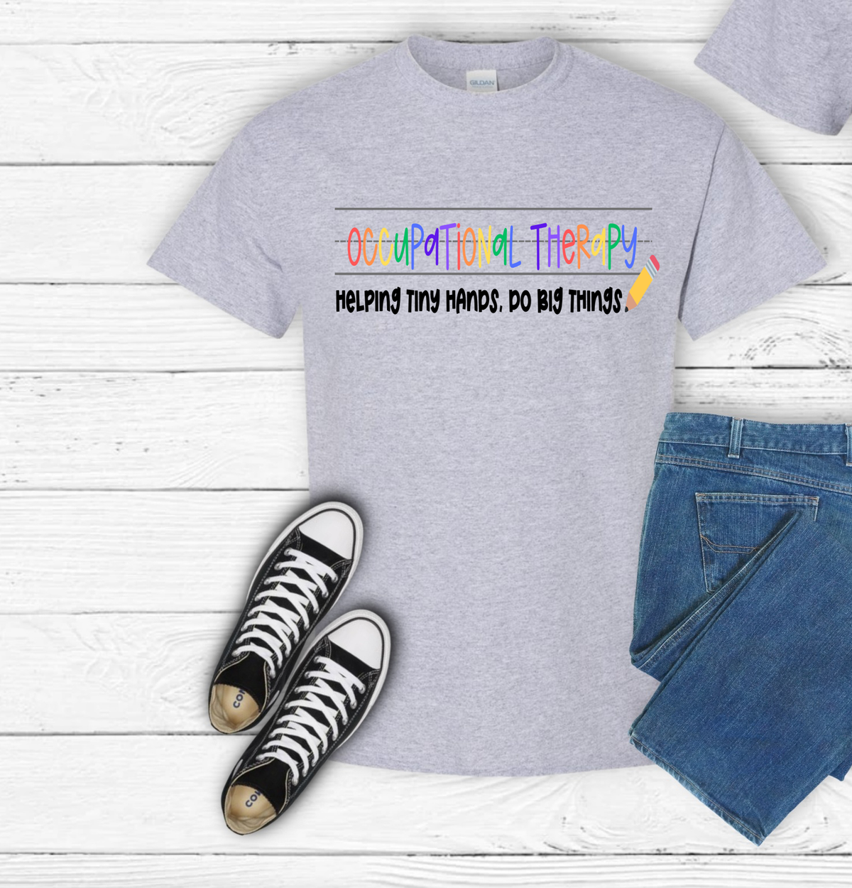 Occupational Therapy Helping (T-Shirt)
