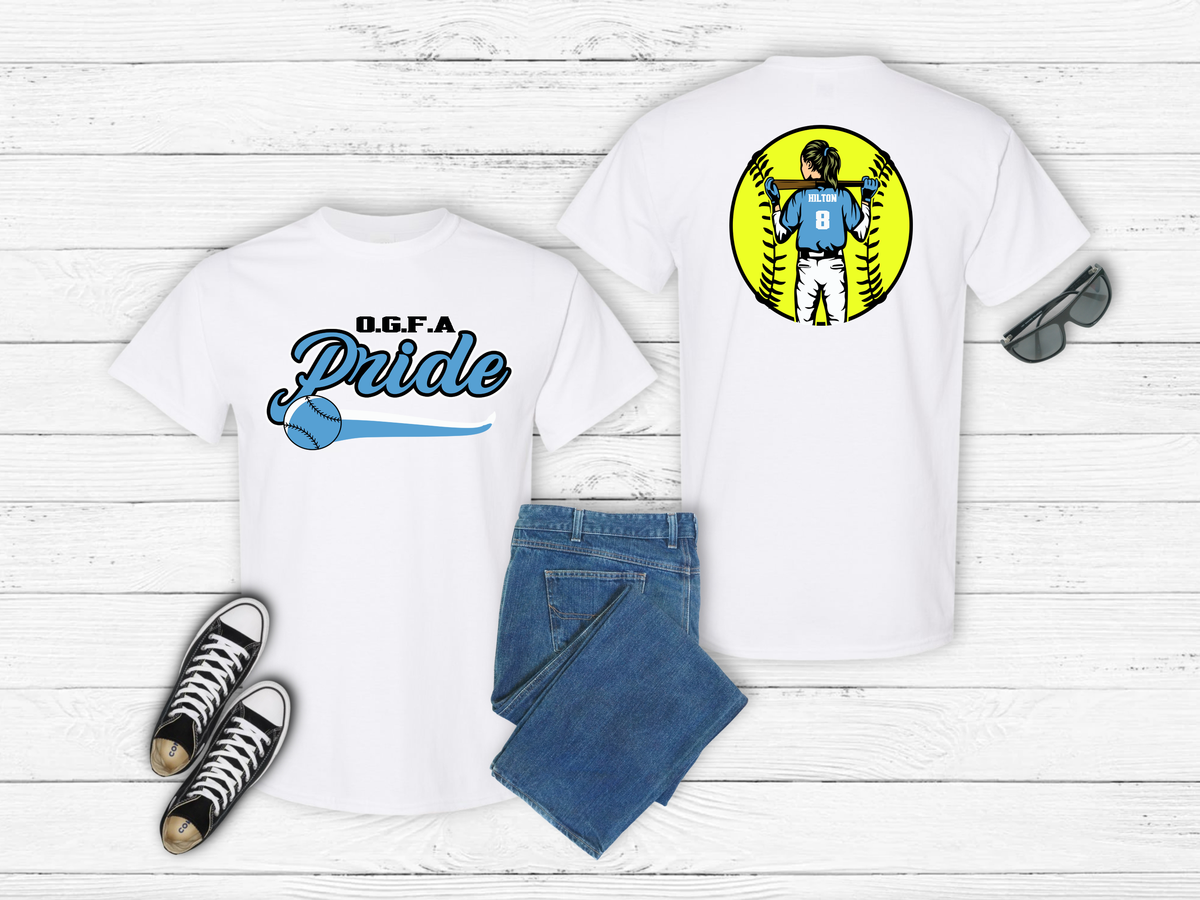 Pride logo with personalized Name (Youth Sizes)